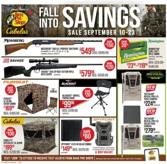 Cabela's catalogue | Fall into savimgs sale | 2026-09-23T00:00:00.000Z - 2026-09-23T00:00:00.000Z