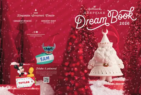 Hallmark catalogue | Keepsake Ornament Events 2026 | 2026-09-23T00:00:00.000Z - 2026-12-25T00:00:00.000Z