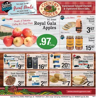Country Grocer catalogue | Discounts and promotions | 2026-09-25T00:00:00.000Z - 2026-10-01T00:00:00.000Z