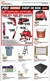 Home Depot catalogue | Offers for bargain hunters | 2026-09-24T00:00:00.000Z - 2026-10-07T00:00:00.000Z