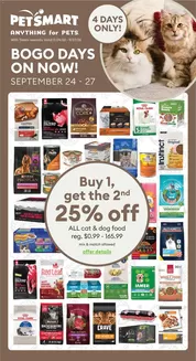 Petsmart catalogue | Current deals and offers | 2026-09-24T00:00:00.000Z - 2026-09-27T00:00:00.000Z