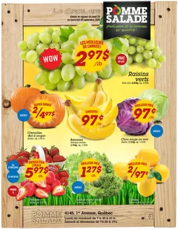 Pomme Salade catalogue | Circulaire Pomme Salade | 2026-09-24T00:00:00.000Z - 2026-09-30T00:00:00.000Z
