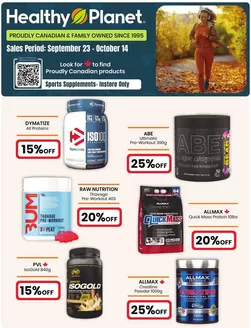 Healthy Planet catalogue in Balzac | Healthy Planet Flyer September 23 to October 14 | 2026-09-24T00:00:00.000Z - 2026-10-14T00:00:00.000Z