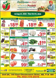 Fruiticana catalogue | Great offer for bargain hunters | 2026-09-25T00:00:00.000Z - 2026-10-01T00:00:00.000Z