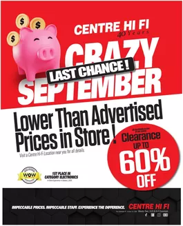Centre Hi-Fi catalogue | Weekly Flyer | 2026-09-25T00:00:00.000Z - 2026-10-01T00:00:00.000Z