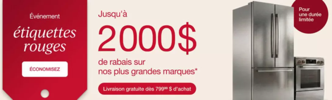 Corbeil catalogue | Jusqu'à 50% de rabais sur les électroménagers | 2026-09-28T00:00:00.000Z - 2026-10-18T00:00:00.000Z