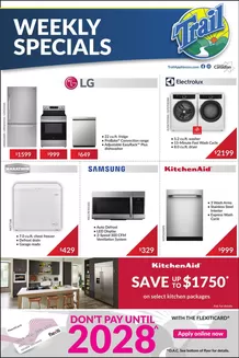 Trail Appliances catalogue | Weekly specials | 2026-09-28T00:00:00.000Z - 2026-09-30T00:00:00.000Z