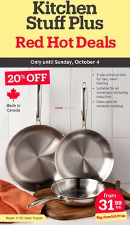 Kitchen Stuff Plus catalogue | Kitchen Stuff Plus weeky flyer | 2026-09-28T00:00:00.000Z - 2026-10-04T00:00:00.000Z