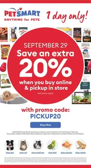 Petsmart catalogue | Special offers for you | 2026-09-29T00:00:00.000Z - 2026-09-29T00:00:00.000Z
