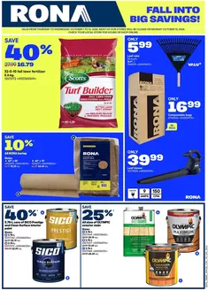 RONA catalogue | Great discounts on selected products | 2026-10-01T00:00:00.000Z - 2026-10-14T00:00:00.000Z