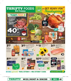 Thrifty Foods catalogue in Goffs | Exclusive deals and bargains | 2026-10-01T00:00:00.000Z - 2026-10-07T00:00:00.000Z