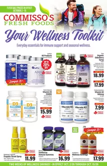 Commisso's Fresh Foods catalogue in Niagara Falls | Two weeks of wellness savings! | 2026-10-02T00:00:00.000Z - 2026-10-15T00:00:00.000Z
