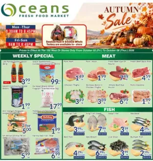 Oceans Fresh Food Market catalogue in Milestone | Enjoy Special deals everyday | 2026-10-02T00:00:00.000Z - 2026-10-08T00:00:00.000Z