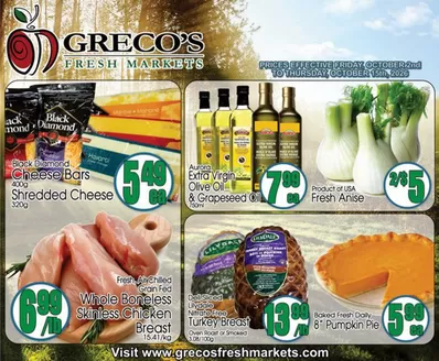 Greco's Fresh Markets catalogue | Weekly flyer | 2026-10-02T00:00:00.000Z - 2026-10-15T00:00:00.000Z