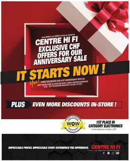 Centre Hi-Fi catalogue | Weekly Flyer | 2026-10-02T00:00:00.000Z - 2026-10-08T00:00:00.000Z