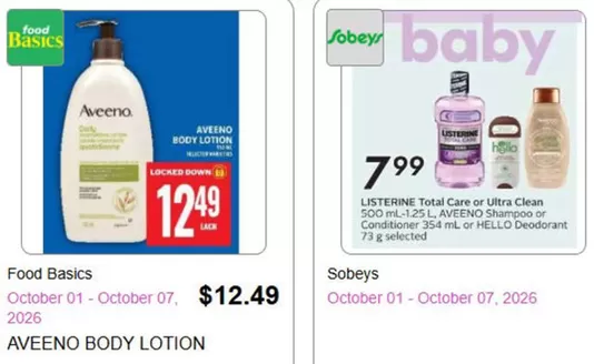 Aveeno catalogue | Weekly flyer  | 2026-10-02T00:00:00.000Z - 2026-10-07T00:00:00.000Z
