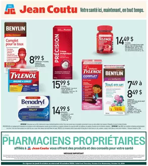 Jean Coutu catalogue | Top deals and discounts | 2026-10-08T00:00:00.000Z - 2026-10-14T00:00:00.000Z