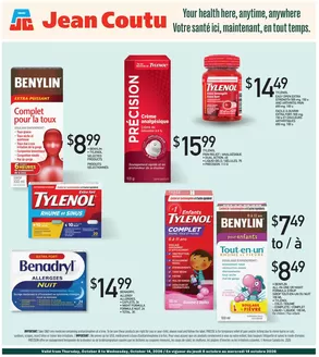 Jean Coutu catalogue | Exclusive bargains | 2026-10-08T00:00:00.000Z - 2026-10-14T00:00:00.000Z