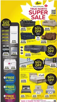 Leon's catalogue | True north super sale | 2026-10-08T00:00:00.000Z - 2026-10-14T00:00:00.000Z
