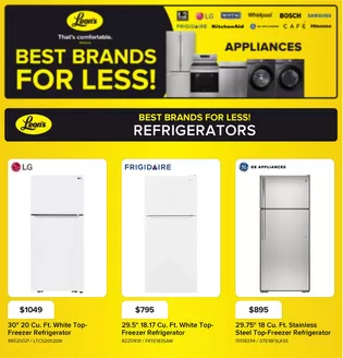 Leon's catalogue | Refrigerators Best brands for less! | 2026-10-08T00:00:00.000Z - 2026-10-14T00:00:00.000Z