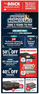 The Brick catalogue | Brick Mattress Store | 2026-10-09T00:00:00.000Z - 2026-10-21T00:00:00.000Z