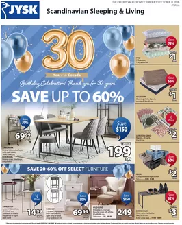 JYSK catalogue | Save Up To 60% | 2026-10-12T00:00:00.000Z - 2026-10-21T00:00:00.000Z