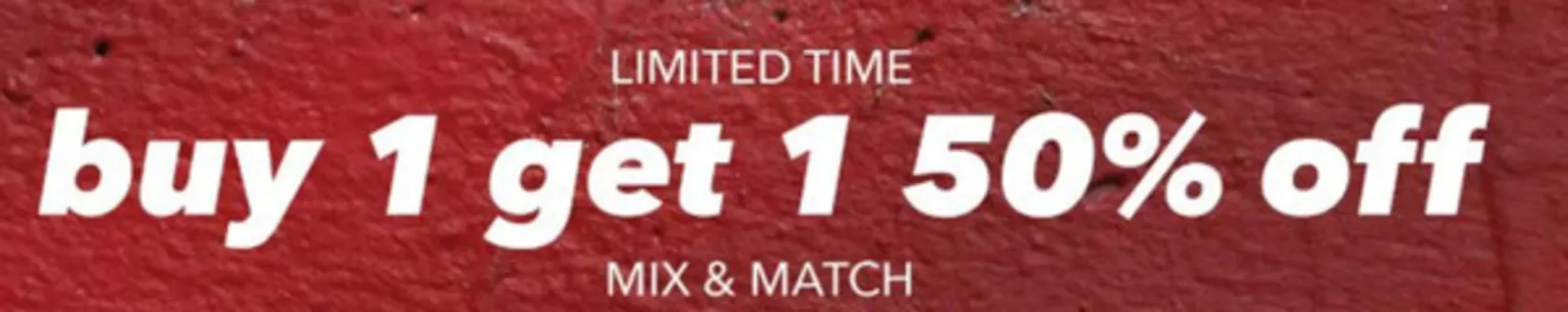 Urban Planet catalogue | Buy one get one 50 % off  | 2026-10-12T00:00:00.000Z - 2026-10-26T00:00:00.000Z