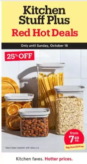 Kitchen Stuff Plus catalogue | Weekly flyer | 2026-10-14T00:00:00.000Z - 2026-10-18T00:00:00.000Z