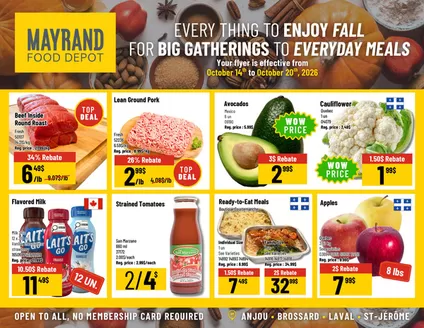 Mayrand catalogue | Mayrand flyer | 2026-10-14T00:00:00.000Z - 2026-10-20T00:00:00.000Z