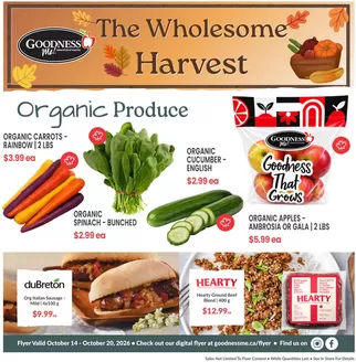 Goodness Me catalogue | Weekly flyer  | 2026-10-15T00:00:00.000Z - 2026-10-20T00:00:00.000Z
