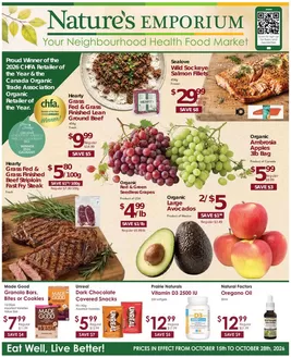 Nature's Emporium catalogue | Weekly flyer  | 2026-10-15T00:00:00.000Z - 2026-10-28T00:00:00.000Z