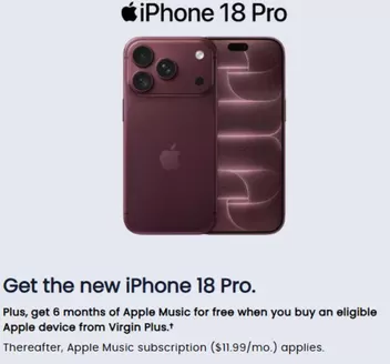Virgin Mobile catalogue | Deals | 2026-10-19T00:00:00.000Z - 2026-11-08T00:00:00.000Z