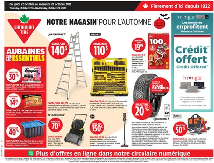 Canadian Tire catalogue | Current special promotions | 2026-10-22T00:00:00.000Z - 2026-10-28T00:00:00.000Z