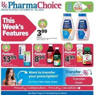 PharmaChoice catalogue | Current bargains and offers | 2026-10-22T00:00:00.000Z - 2026-10-28T00:00:00.000Z