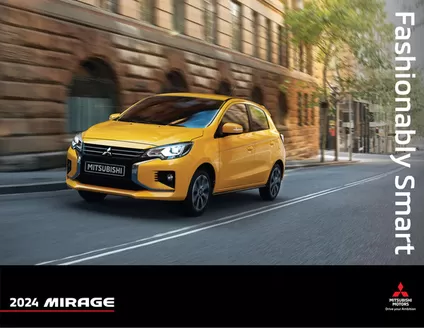 Mitsubishi catalogue in Public Landing | Mitsubishi 2024 Mirage | 2025-06-14T00:00:00.000Z - 2026-06-14T00:00:00.000Z
