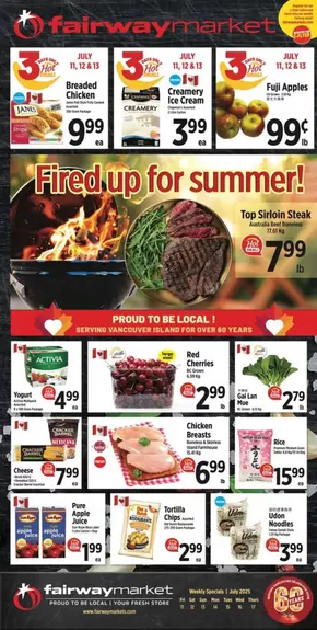Fired up for summer! Top Sirloin Steak