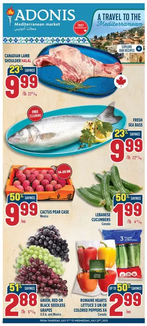 Marché Adonis catalogue | Top deals for all customers | 2025-07-17T00:00:00.000Z - 2025-07-23T00:00:00.000Z