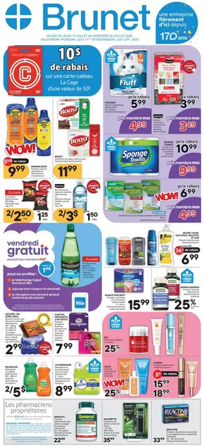 Brunet catalogue in Sorel-Tracy | Discounts and promotions | 2025-07-17T00:00:00.000Z - 2025-07-23T00:00:00.000Z