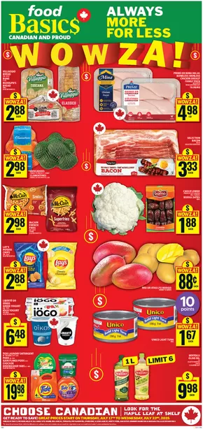 Food Basics catalogue in Toronto | Current deals and offers | 2025-07-17T00:00:00.000Z - 2025-07-23T00:00:00.000Z