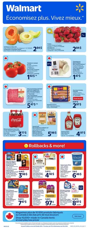 Walmart catalogue in Gaspé | Exclusive bargains | 2025-07-17T00:00:00.000Z - 2025-07-24T00:00:00.000Z