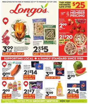 Longo's catalogue in Brampton | Great discounts on selected products | 2025-07-17T00:00:00.000Z - 2025-07-23T00:00:00.000Z