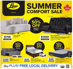 Leon's catalogue in Mississauga | Our best offers for you | 2025-07-17T00:00:00.000Z - 2025-08-06T00:00:00.000Z