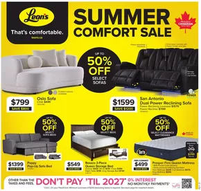 Leon's catalogue in Kitchener | Great offer for bargain hunters | 2025-07-17T00:00:00.000Z - 2025-08-06T00:00:00.000Z
