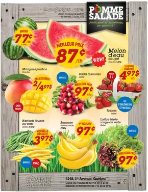Pomme Salade catalogue in Edmundston | Discounts and promotions | 2025-07-17T00:00:00.000Z - 2025-07-23T00:00:00.000Z