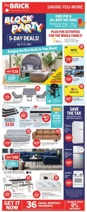 The Brick catalogue in Toronto | Weekly Flyer | 2025-07-17T00:00:00.000Z - 2025-07-30T00:00:00.000Z