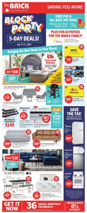 The Brick catalogue in Toronto | Exclusive bargains | 2025-07-17T00:00:00.000Z - 2025-07-30T00:00:00.000Z
