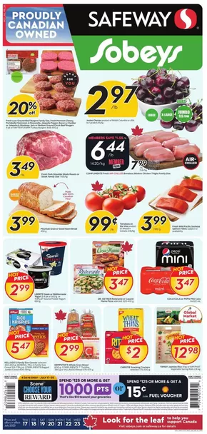 Sobeys catalogue in Calgary | Top deals for all customers | 2025-07-17T00:00:00.000Z - 2025-07-20T00:00:00.000Z