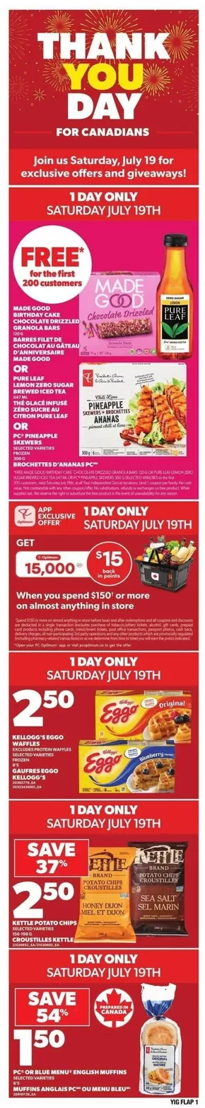 Independent Grocer catalogue in Lewisporte | Independent Grocer weeky flyer | 2025-07-17T00:00:00.000Z - 2025-07-23T00:00:00.000Z