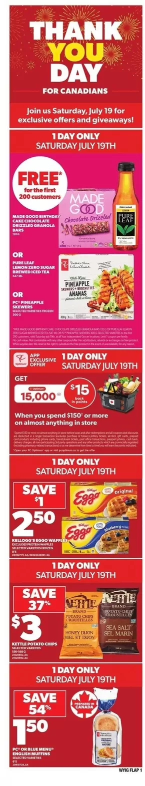 Independent Grocer catalogue in Sexsmith | Top offers for smart savers | 2025-07-17T00:00:00.000Z - 2025-07-23T00:00:00.000Z
