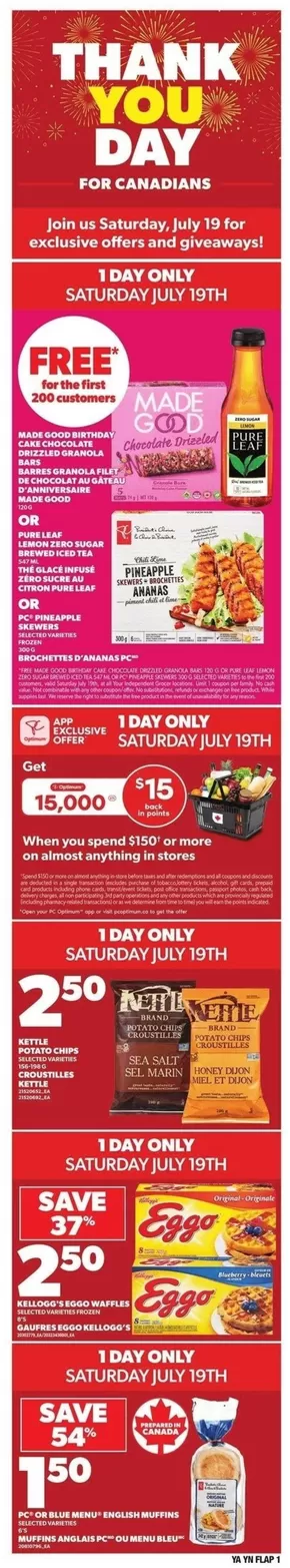 Independent Grocer catalogue in Saint-Jean-sur-Richelieu | Exclusive deals for our customers | 2025-07-17T00:00:00.000Z - 2025-07-23T00:00:00.000Z